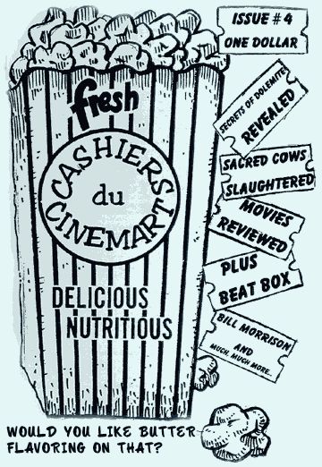 CASHIERS DU CINEMART magazine side cover Issue 4  1997