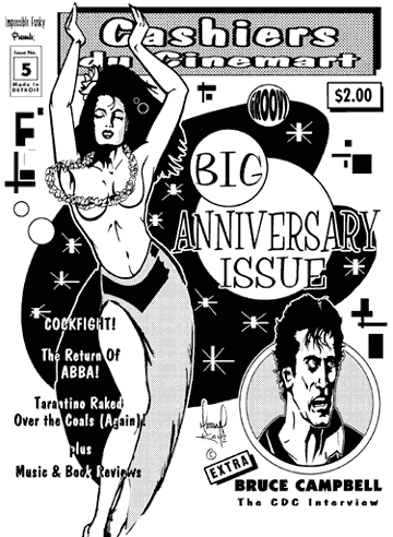 CASHIERS DU CINEMART magazine side cover Issue 5  1998
