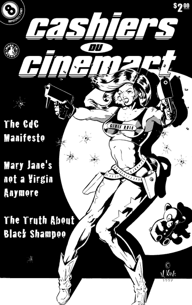 CASHIERS DU CINEMART magazine side cover Issue 8  2001