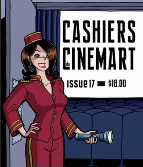 CASHIERS DU CINEMART magazine side cover Issue 17  