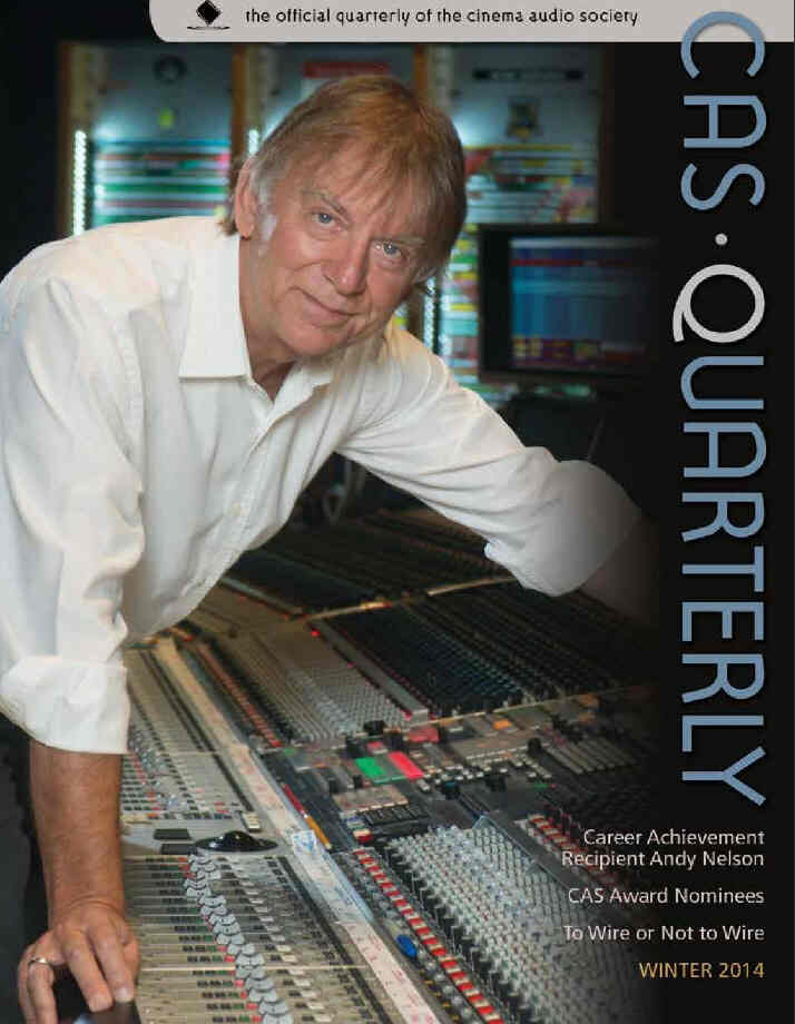 CAS.QUARTERLY magazine side cover Winter 2014