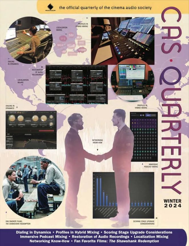 CAS.QUARTERLY magazine side cover Winter 2023