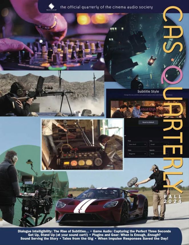 CAS.QUARTERLY magazine side cover Fall 2024