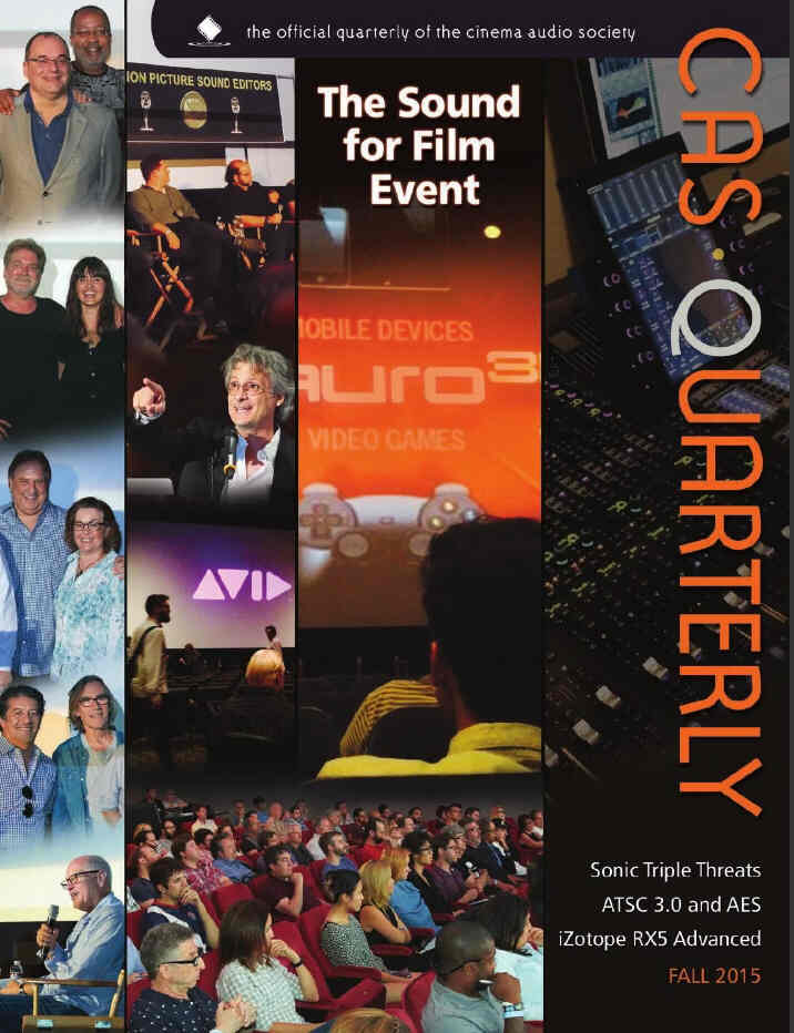 CAS.QUARTERLY magazine side cover Fall 2015