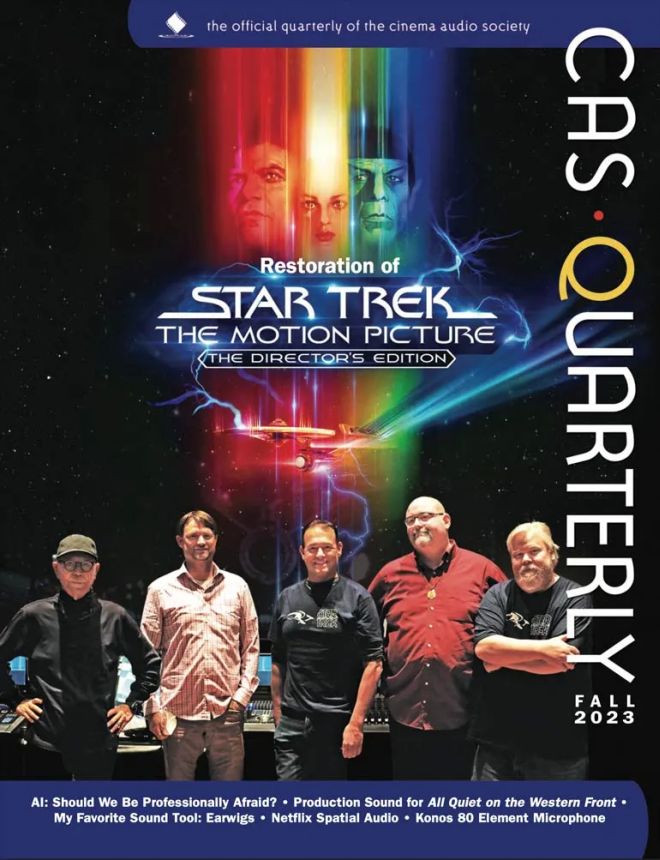 CAS.QUARTERLY magazine side cover Fall 2023