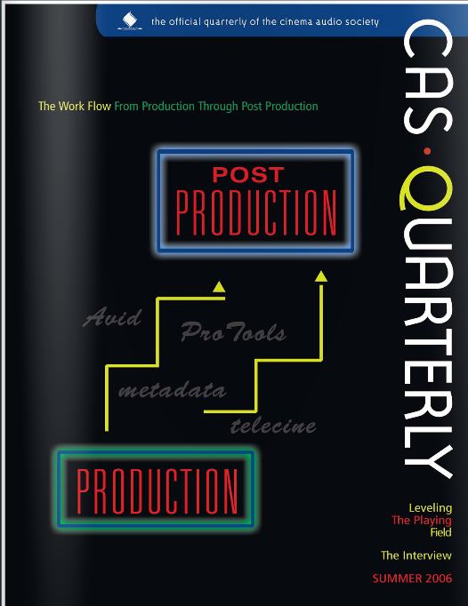 CAS.QUARTERLY magazine side cover Summer 2006