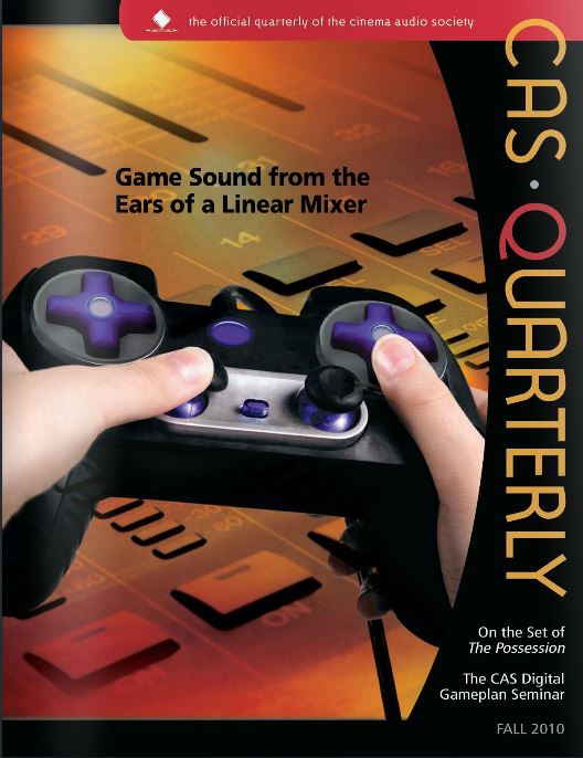 CAS.QUARTERLY magazine side cover Fall 2010