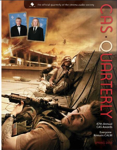 CAS.QUARTERLY magazine side cover Spring 2010
