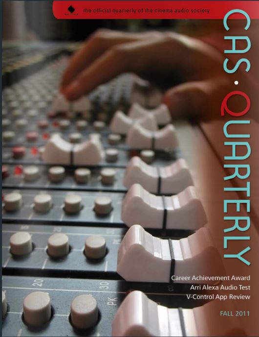 CAS.QUARTERLY magazine side cover Fall 2011