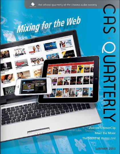 CAS.QUARTERLY magazine side cover Summer 2013