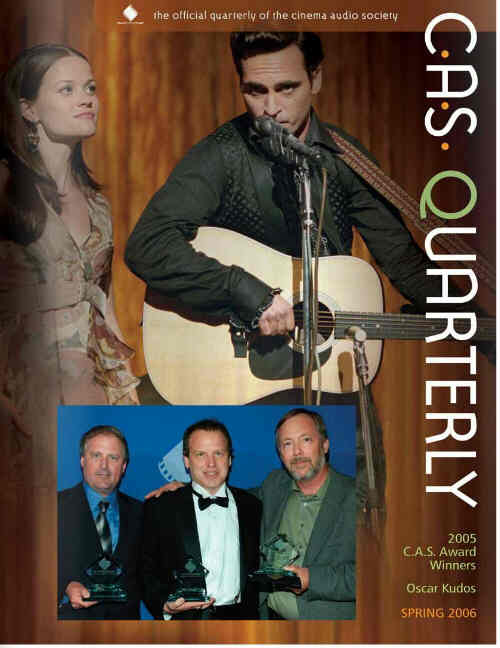 CAS.QUARTERLY magazine side cover Spring 2006