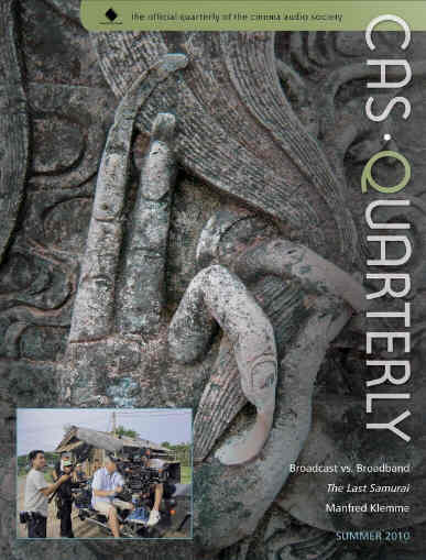 CAS.QUARTERLY magazine side cover Summer 2010