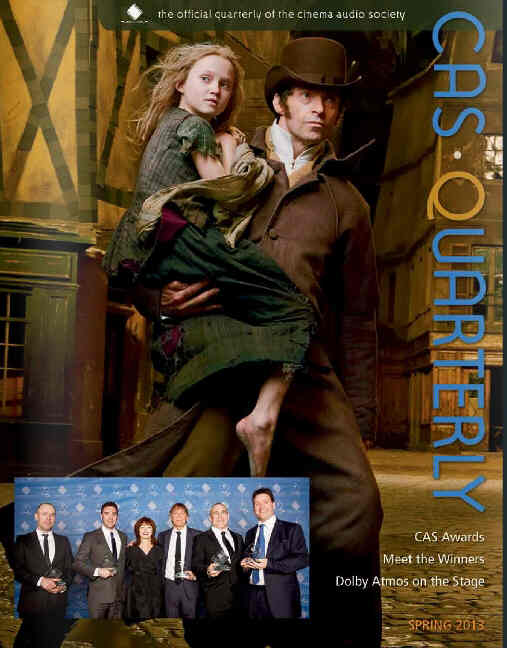 CAS.QUARTERLY magazine side cover Spring 2013