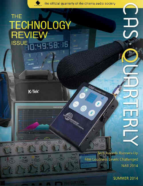 CAS.QUARTERLY magazine side cover Summer 2014