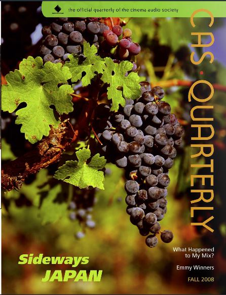 CAS.QUARTERLY magazine side cover Fall 2008