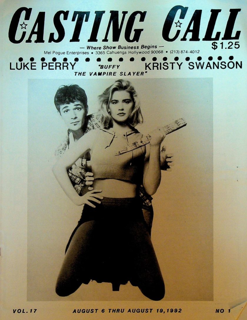 CASTING CALL magazine side cover 6 August 1992