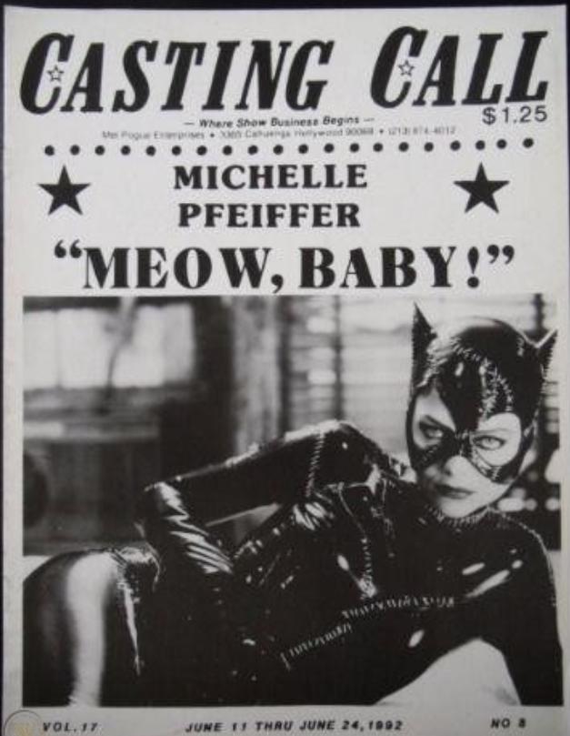 CASTING CALL magazine side cover 11 June 1992