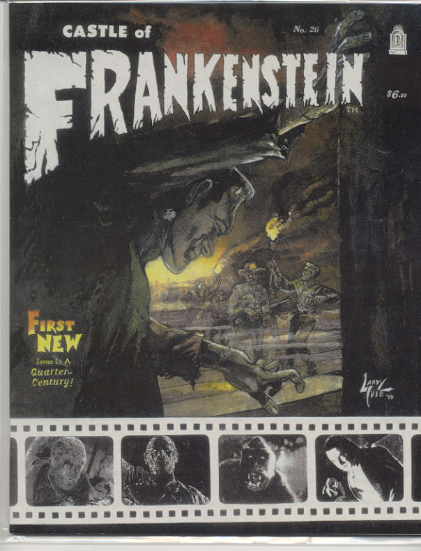 CASTLE OF FRANKENSTEIN magazine side cover Issue 26 Summer 1999