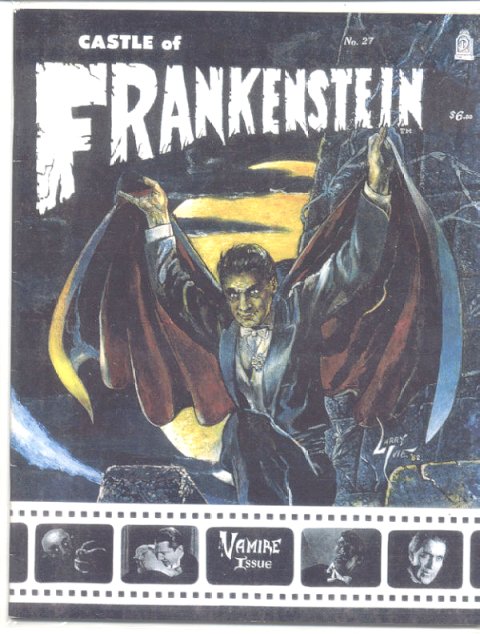 CASTLE OF FRANKENSTEIN magazine side cover Issue 27 February 2000
