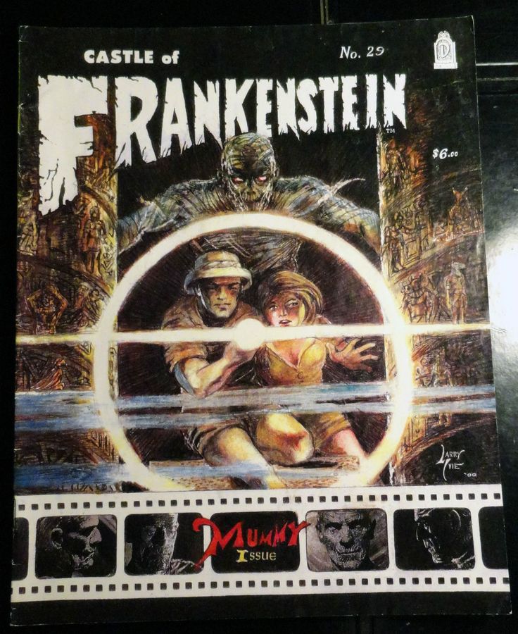 CASTLE OF FRANKENSTEIN magazine side cover Issue 29 Spring 2001