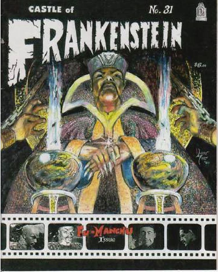 CASTLE OF FRANKENSTEIN magazine side cover Issue 31  2002