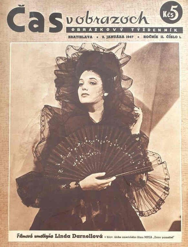 CAS VOBRAZOCH magazine side cover Issue 1 5 January 1947
