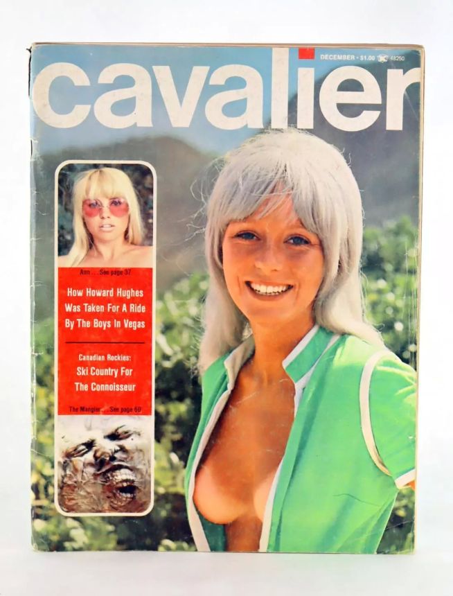 CAVALIER magazine side cover  December 1972