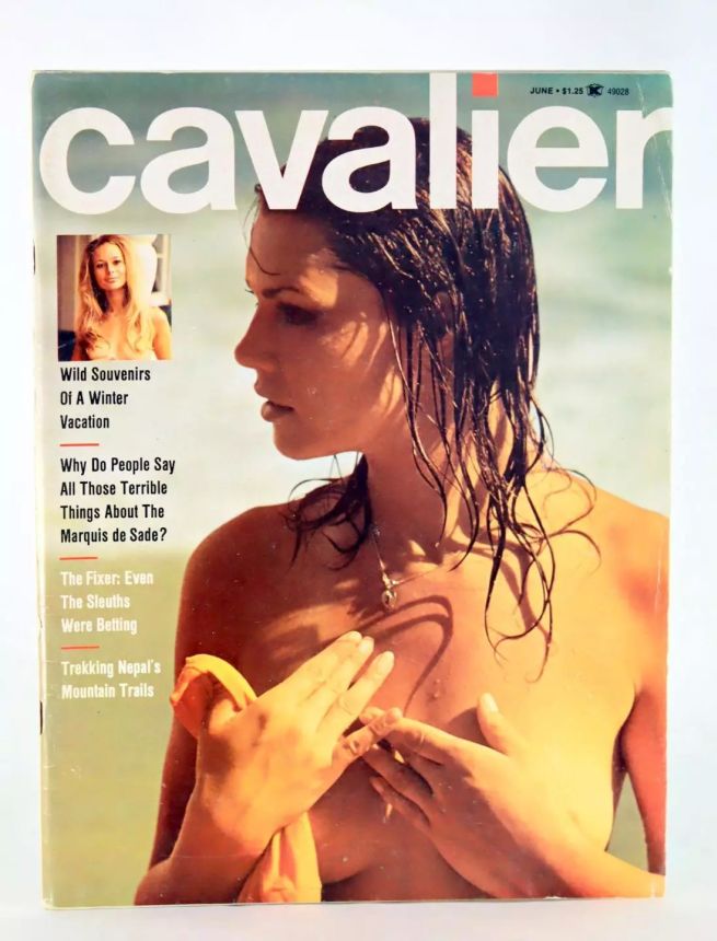 CAVALIER magazine side cover  June 1974