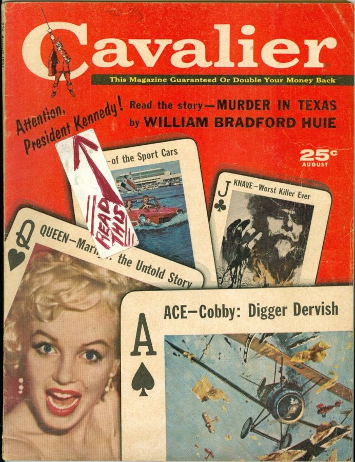 CAVALIER magazine cover  August 1961