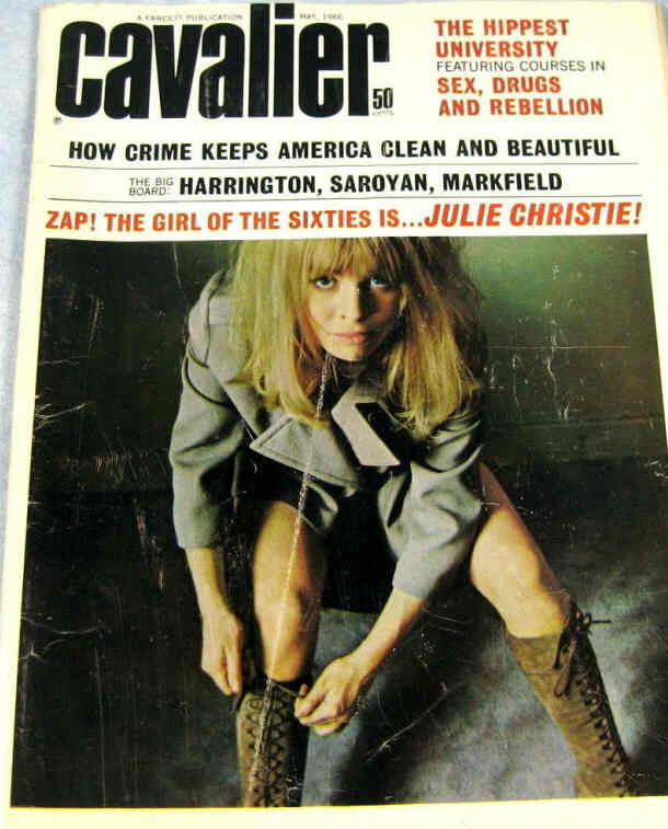 CAVALIER magazine side cover  May 1966