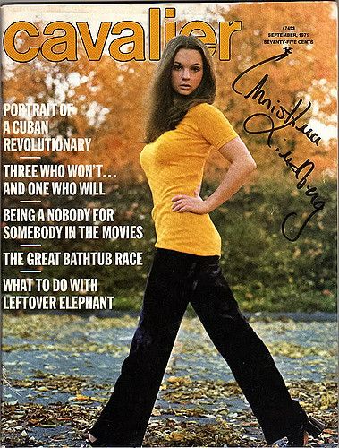 CAVALIER magazine side cover  September 1971