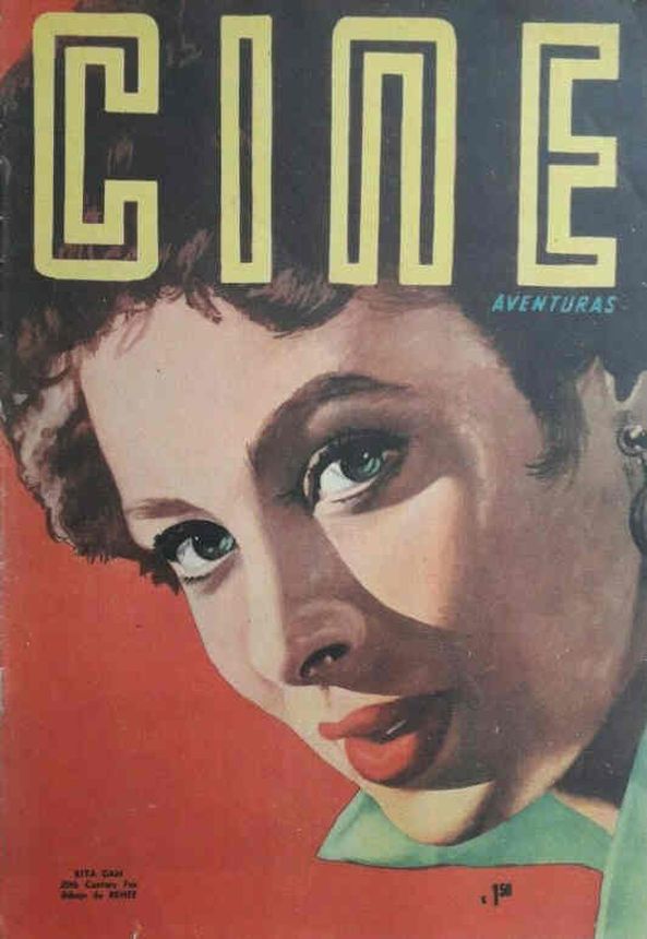 CINE AVENTURAS magazine side cover Issue 504 5 July 1956