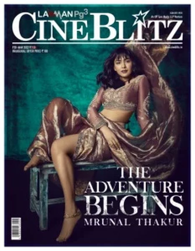 CINE BLITZ magazine side cover  February/March 2022