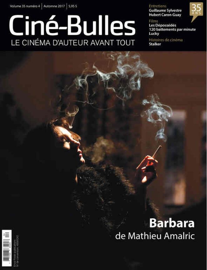 CINE-BULLES magazine side cover Fall 2017