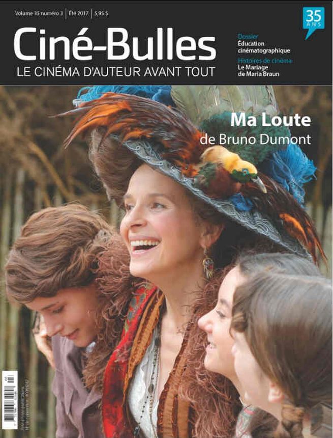 CINE-BULLES magazine side cover Summer 2017