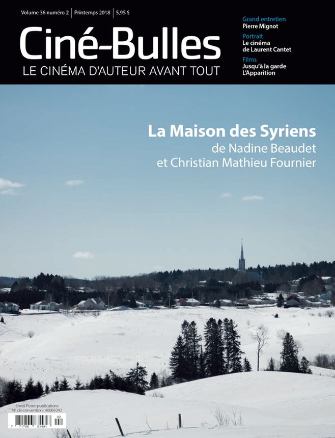 CINE-BULLES magazine side cover Spring 2018