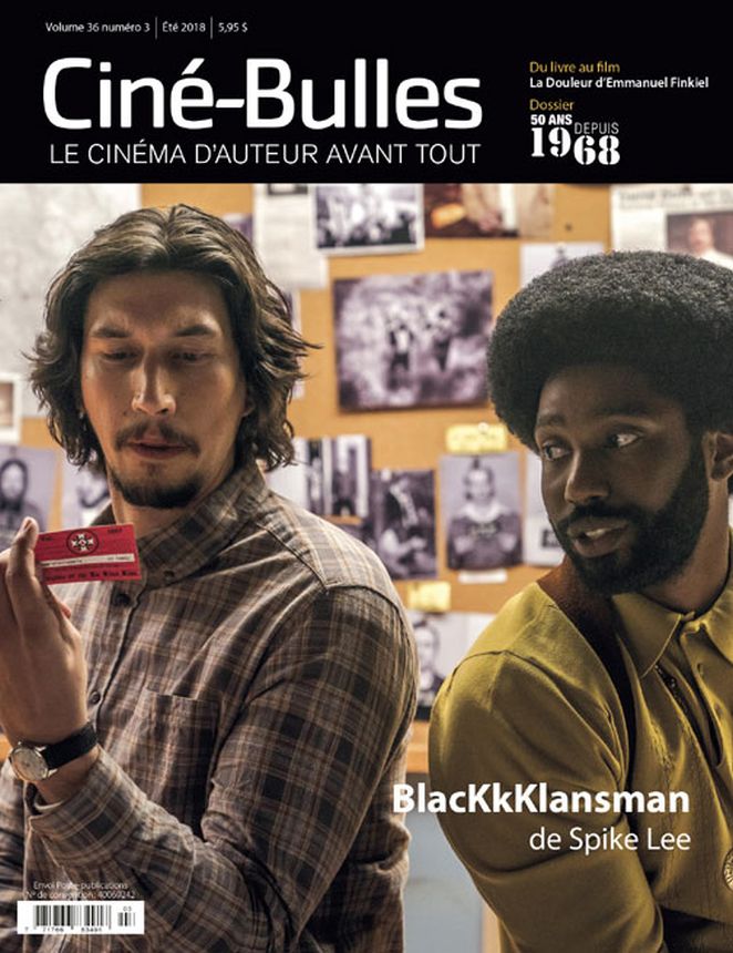 CINE-BULLES magazine side cover Summer 2018