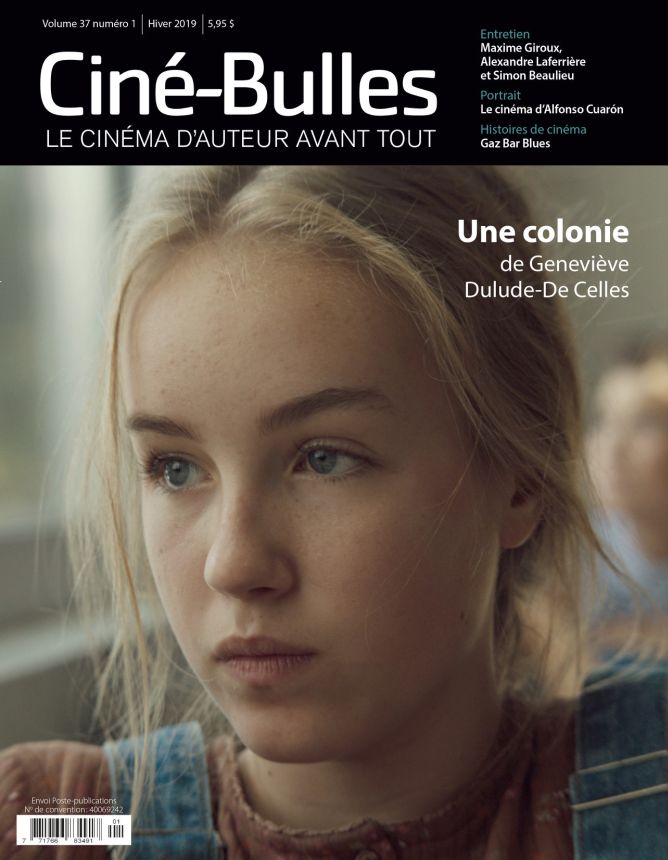 CINE-BULLES magazine side cover Winter 2019