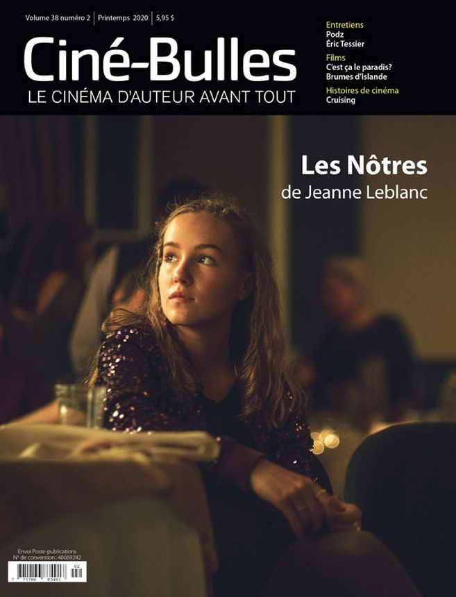 CINE-BULLES magazine side cover Spring 2020