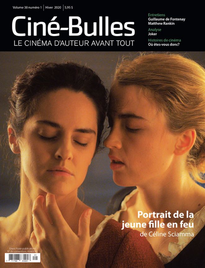 CINE-BULLES magazine side cover Winter 2020