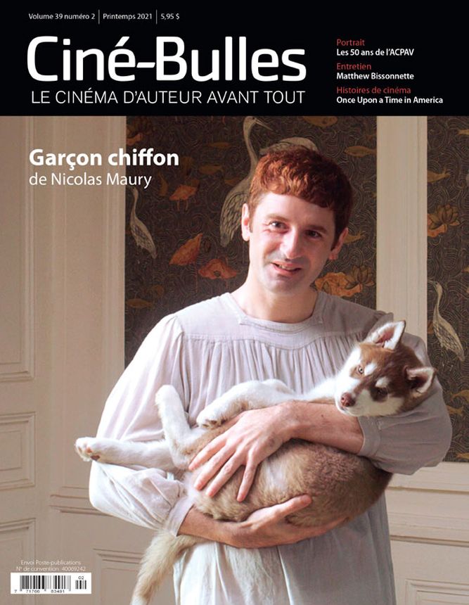 CINE-BULLES magazine side cover Spring 2021