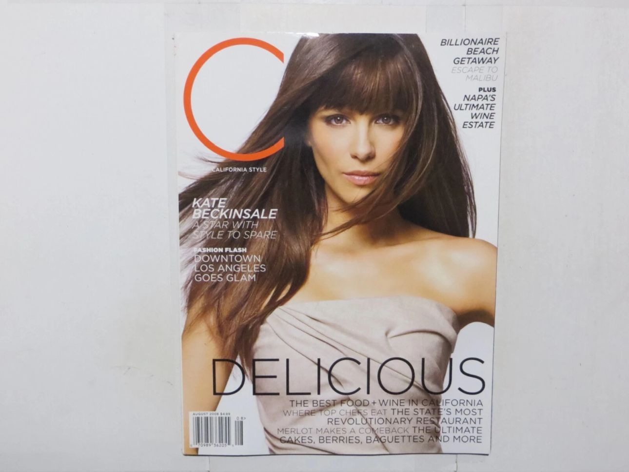 C CALIFORNIA STYLE magazine side cover  August 2008