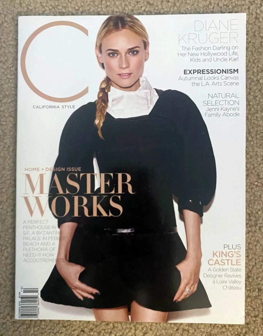 C CALIFORNIA STYLE magazine side cover  October 2013