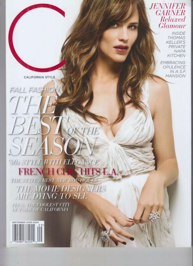 C CALIFORNIA STYLE magazine side cover  September 2009