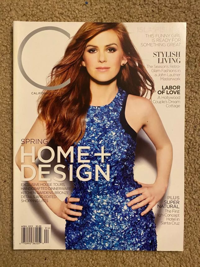 C CALIFORNIA STYLE magazine side cover  April 2013