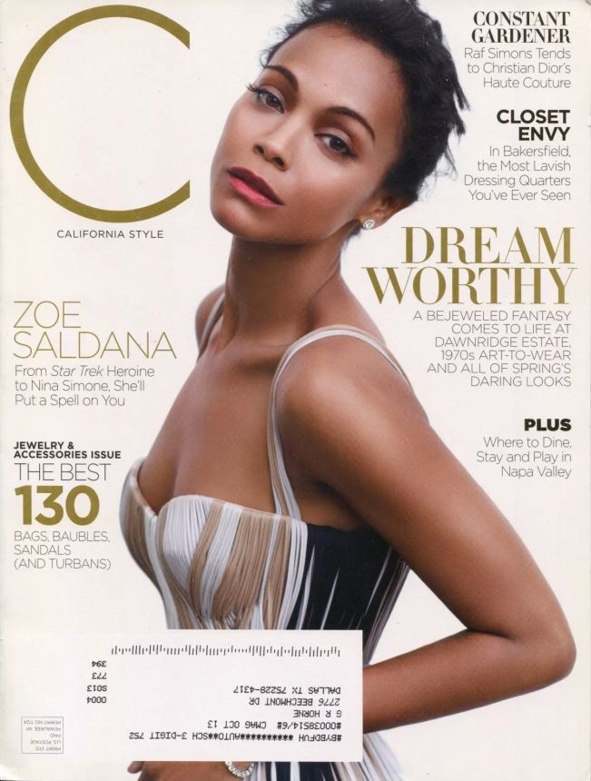 C CALIFORNIA STYLE magazine side cover  May 2013