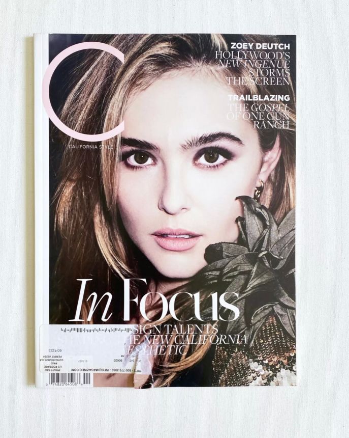 C CALIFORNIA STYLE magazine side cover  April 2017