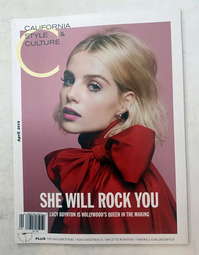 C CALIFORNIA STYLE magazine side cover  April 2019