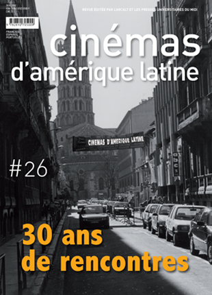 CINEMAS D AMERIQUE LATINE magazine side cover Issue 26  June 2018