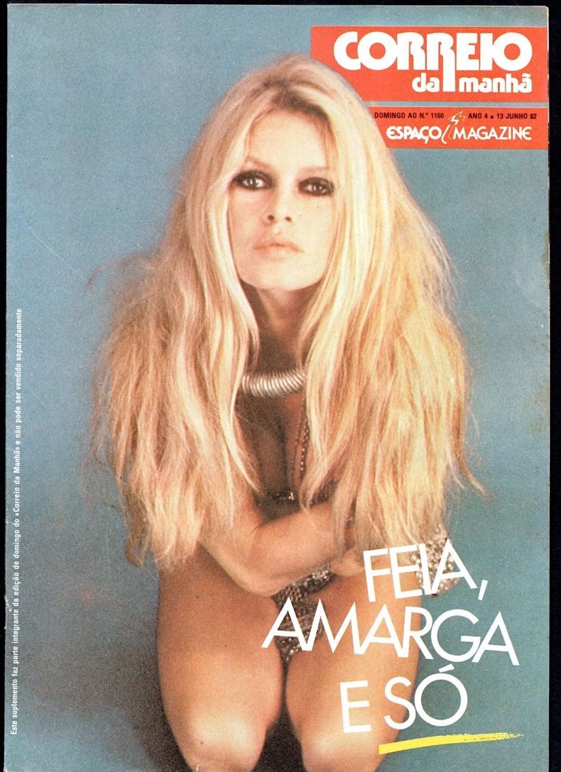 CORREIO DE DOMINGO magazine side cover 13 June 1982